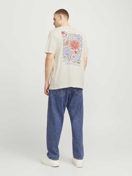 Produktbild Jack & Jones Jorfloral Tee Ss Crew Neck Ft Styd Pls (8XL)