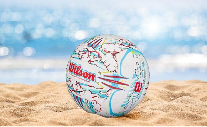 Immagine prodotto Xtrem Toys & Sports Volleyball - Graffiti Peace - Grösse 5 - weiss/bunt (5)