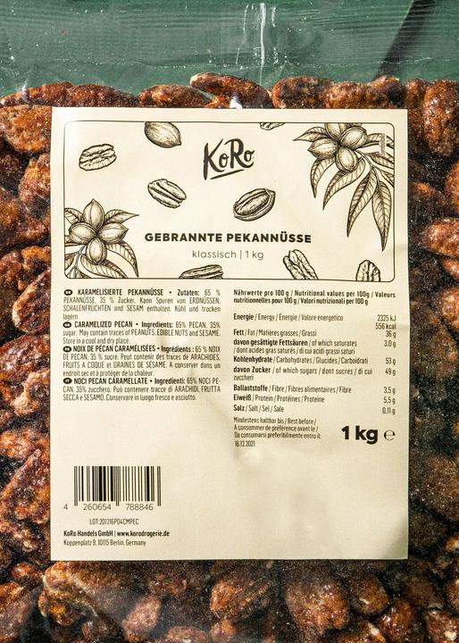 Produktbild KoRo Karamellisierte Pekannusskerne (1000 g)