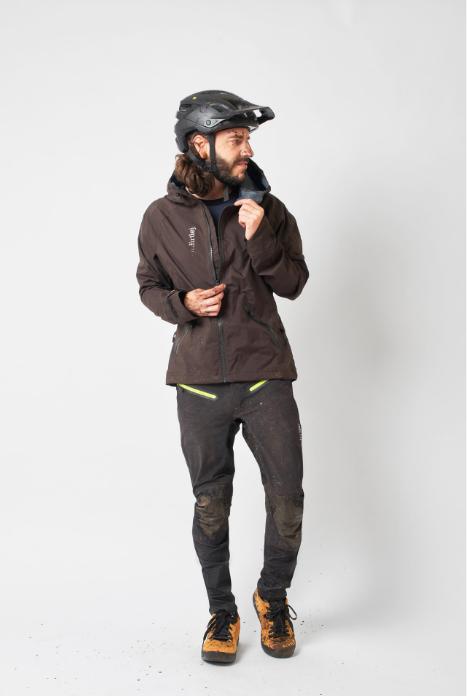 dirtlej Trailscout waterproof long Hose, schwarz/lime, L (L)