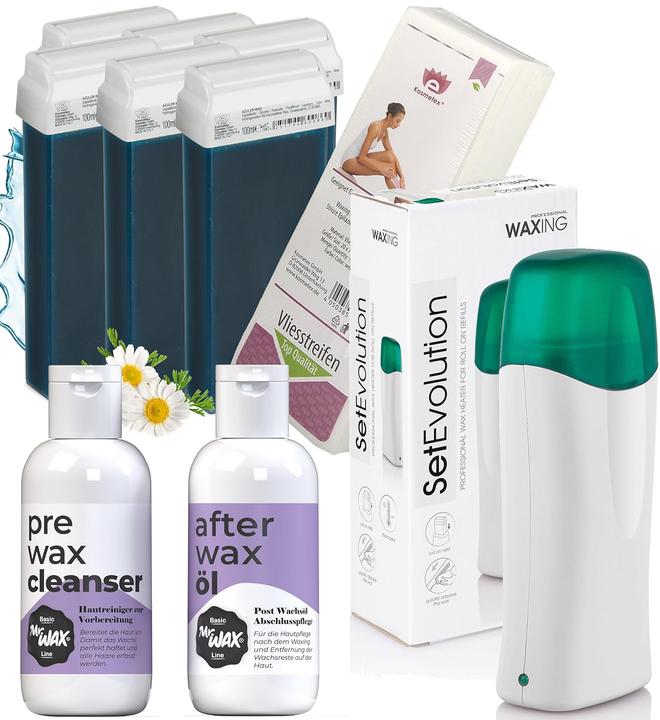 Kosmetex 6x Wachs-Patronen Azulen (1000 ml, 10 x)