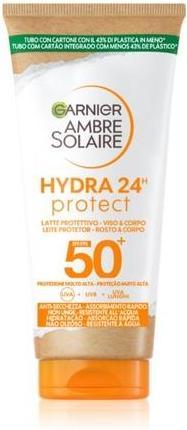 Garnier Ambre Solaire Hydra 24H Protect Gesichts- und Körperlotion SPF50 50ml (Sonnenlotion, SPF 50, 50 ml)