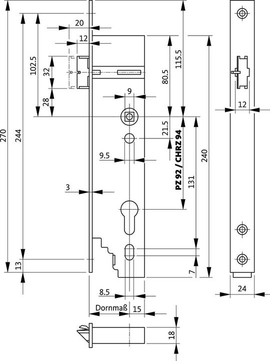 Actual product image BKS B-1970 (Profile double cylinder)