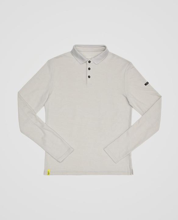 Mover Plastic Free Sportswear Long Sleeve Merino Polo
