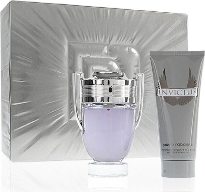 Actual product image Paco Rabanne Invictus Eau de Toilette 100ml + Shower Gel 100ml (Fragrance set)