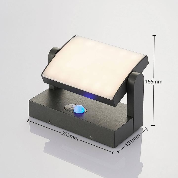 Produktbild Lindby Sherin Solcelle Lamp w/Sensor (300 lm, IP54)