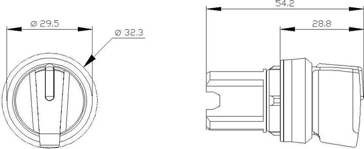 Produktbild Siemens Selector Switch I-O-Ii Black