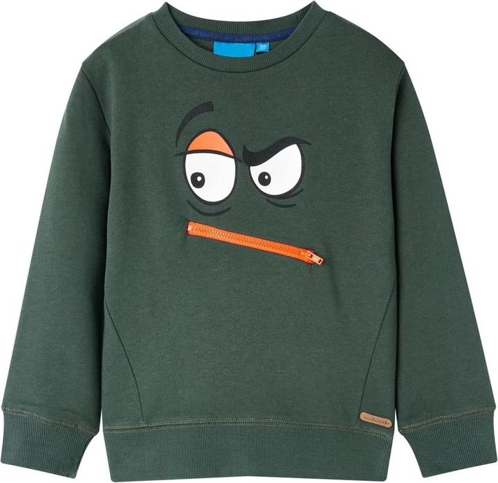 Immagine prodotto VidaXL Felpa da bambino verde scuro 92,Materiale: 92% cotone. 8 (92)