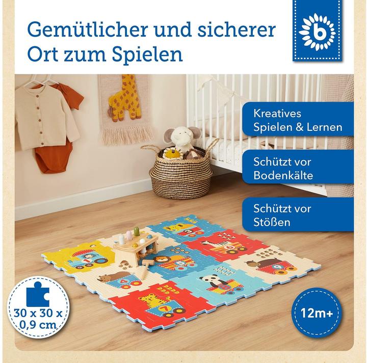 Produktbild Bieco Puzzlematte - Tier Motivzug