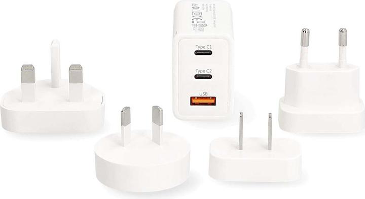 Actual product image Nedis Reise-Adapter - 100-240 V AC 50/60 Hz - 65 W - Weiss