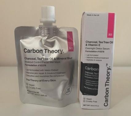 Carbon Theory Skincare Face Mask and Serum Christmas Gifts Stocking Filler New