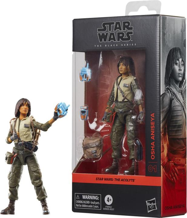 Actual product image Hasbro Star Wars: The Acolyte Black Series action figure Osha Aniseya 15 cm