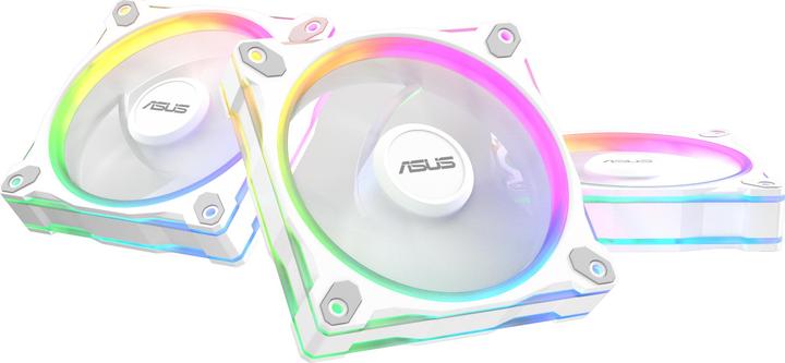 ASUS PRIME MR120 FAN ARGB REVERSE WHITE 3IN1 (120 mm, 3 x)