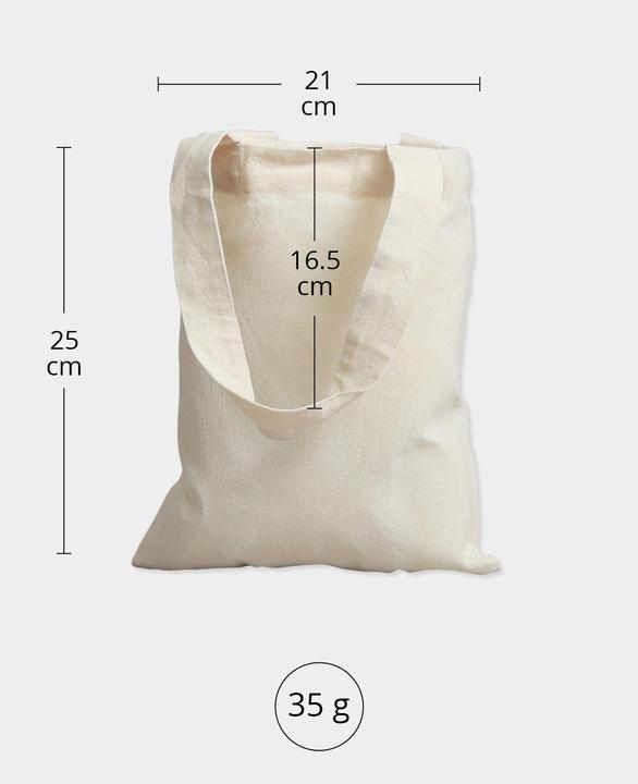 Produktbild I Am Creative Mini Tasche, Tote Bag 100% Baumwolle, Set 8 Stk.
