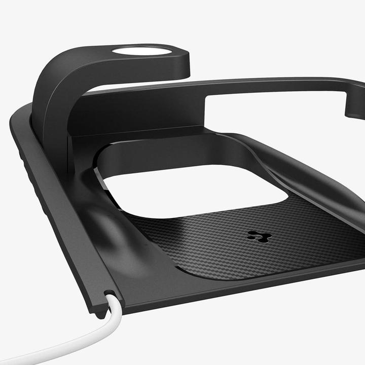 Productafbeelding Spigen Tesla 3 in 1 Wireless Charging Hub Mount black - Tesla Model Y/3