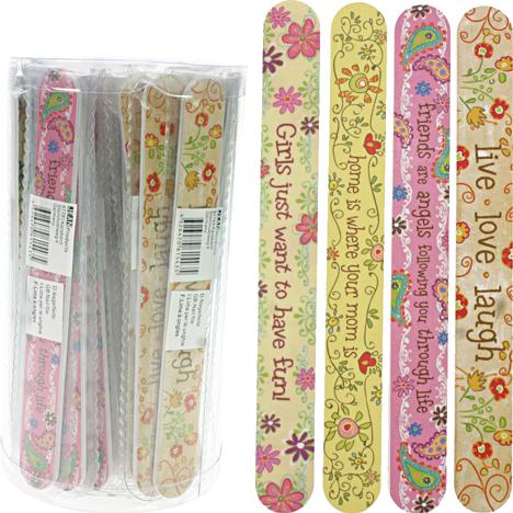 Produktbild MGA Nagelfeile Soft geschaeumt 18cm in Box m.Spruechen