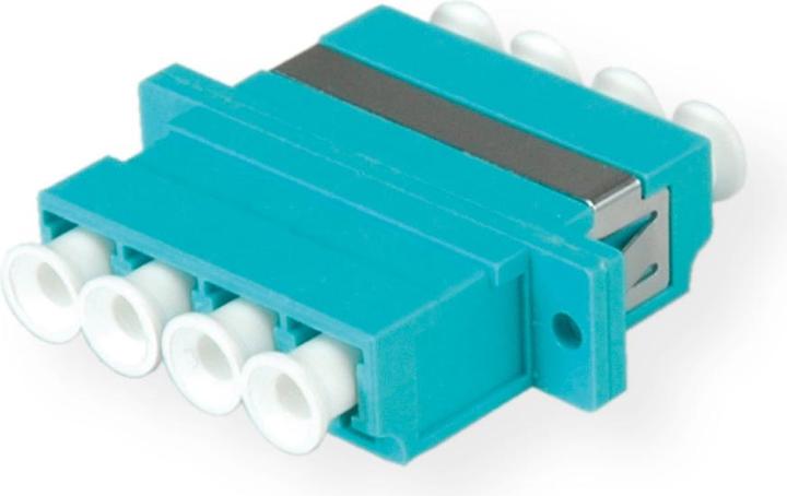 Image du produit Value Coupleur fibre optique LC quadruple, OM3 PB (S/UTP, CAT6, 0.08 m)