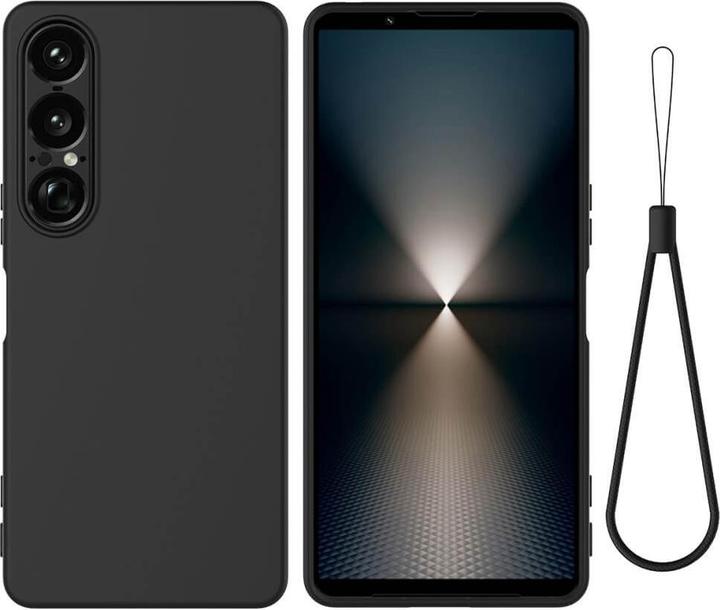 Produktbild Cover-Discount Sony Xperia 1 VII - Silikon Gummi Hülle mit Riemen (Sony Xperia 1 VI)