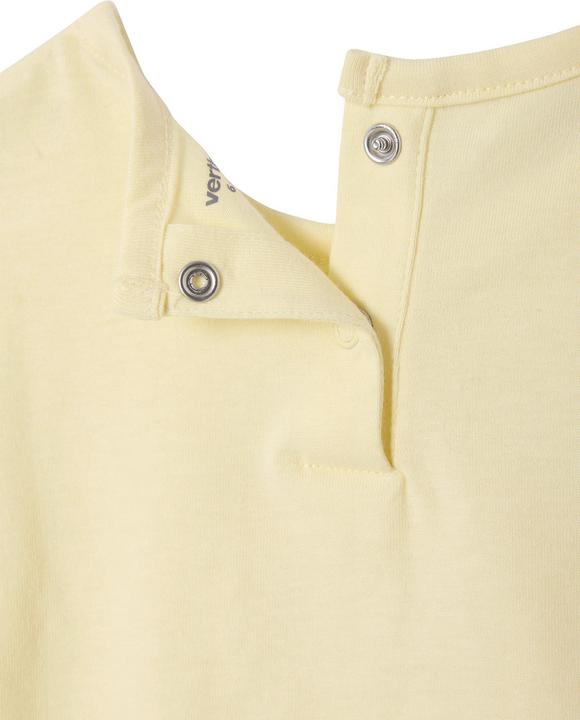 Actual product image Vertbaudet Bio-Kollektion: Bedrucktes Baby T-Shirt mit Druckknöpfen hinten (74)