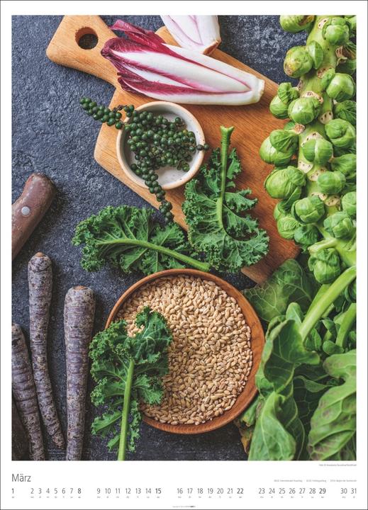 Produktbild Food Gallery Kalender 2026 (49 x 68 cm, Harter Einband, Deutsch)