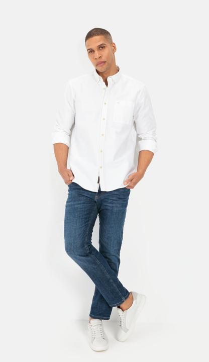 Produktbild Camel Active Oxford Langarmhemd aus nachhaltigem Organic Cotton (5XL)