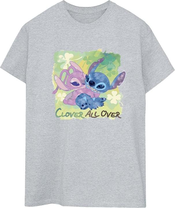 Disney Lilo And Stitch St Patrick's Day Clover TShirt (L)