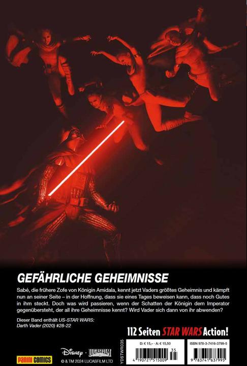 Produktbild Panini Star Wars Comics: Darth Vader - Die Rückkehr der Schatten (Deutsch, Raffaele Ienco, Greg Pak, Luke Ross, Ibraim Roberson, 2024)