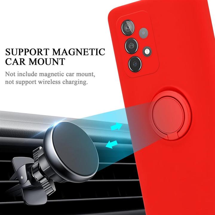 Image du produit Cadorabo TPU Liquid Ring Silicone Case Cover (Samsung Galaxy A52, Samsung Galaxy A52 5G, Samsung Galaxy A52s 5G)