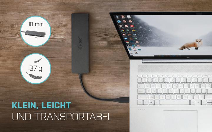 Produktbild i-tec C31HUB404 (USB-C, 4 Ports)