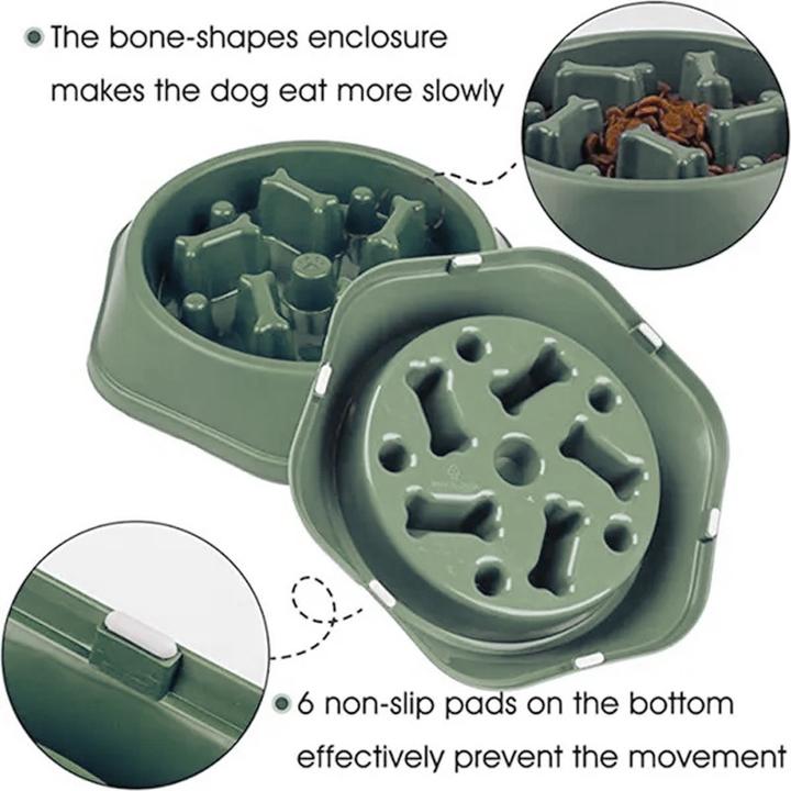 Immagine prodotto Out of the blue Ciotola per cani Anti Sling ad alimentazione lenta (0.35 l)