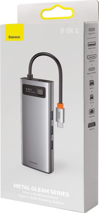 Actual product image Baseus CAHUB-CU0G (USB-C, 3 Ports)