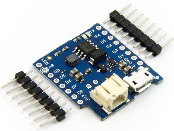 Actual product image Purecrea WeMos D1 Mini LIPO Battery Shield V1.2.0