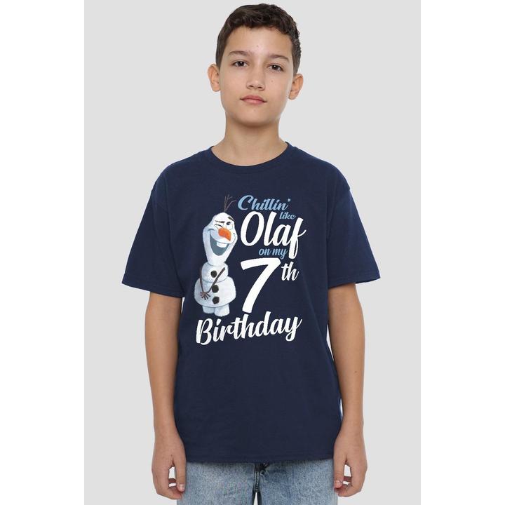 Immagine prodotto Disney Frozen Chillin Like Olaf Maglietta 7° Compleanno Bambini (140)