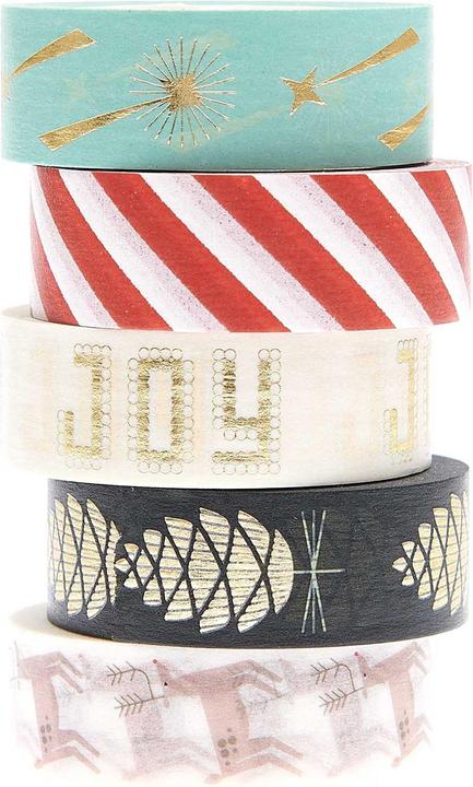 Produktbild Rico Design Tape Set I love Christmas, Joy FSC MIX, 5 Stk, 1,5cm x 10m