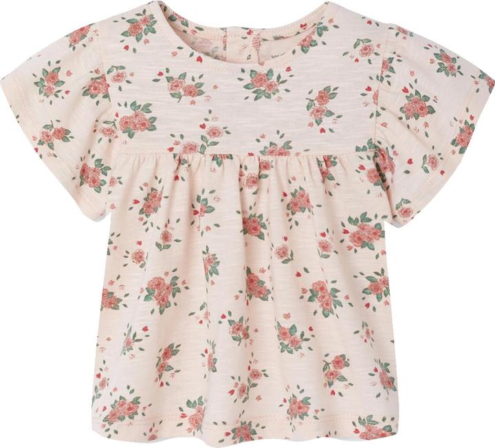 Produktbild Vertbaudet Bio-Kollektion: Mädchen Baby T-Shirt mit Blumenprint (68)