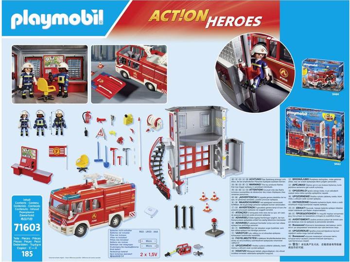 Image du produit Playmobil Megaset de pompiers (71603, Playmobil City Action)