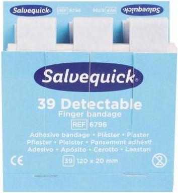Actual product image Cederroth Salvequick finger bandage 6796 detectable 39 pcs./pack. (39 x)