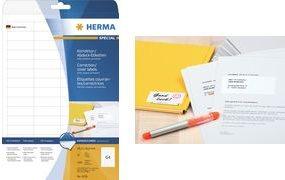 Actual product image HERMA A4 correction and cover labels