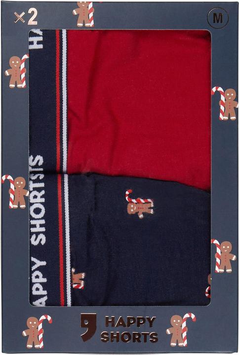 Produktbild Happy shorts Retro Boxer Jersey XMAS (L, 2er Pack)