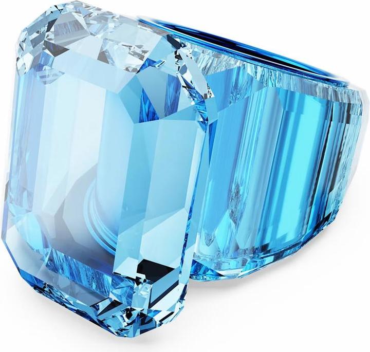 Swarovski Lucent Cocktail Ring Oktagon Schliff Blau