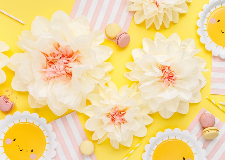 Actual product image Partydeco Assiettes - Soleil (6pcs) (6 x)