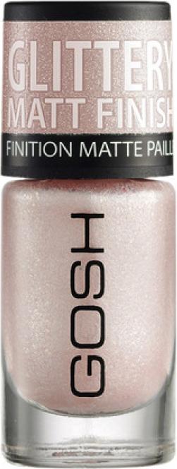 Gosh Frosted Soft Pink Nail Lacquer (Rosa tenue smerigliato, Smalto)