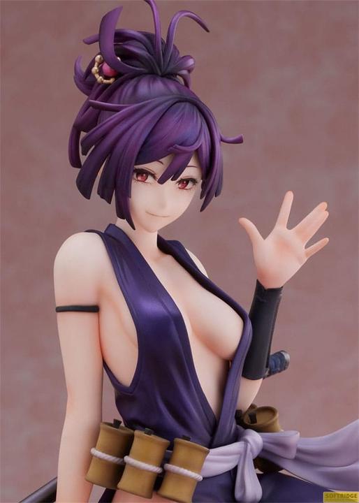 Actual product image Furyu Hell's Paradise PVC Statue 1/7 Yuzuriha 22 cm