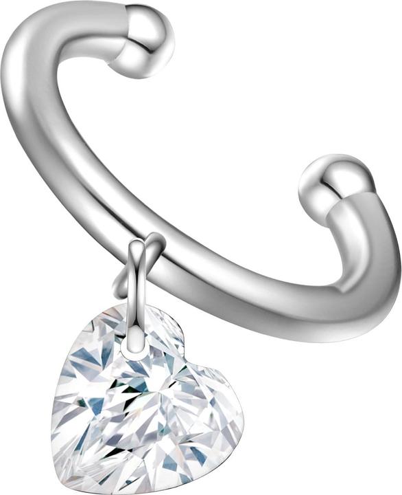 Glanzstücke München Damen Herz Sterling Silber Topas Silber - 32388 (Sterling Silber)