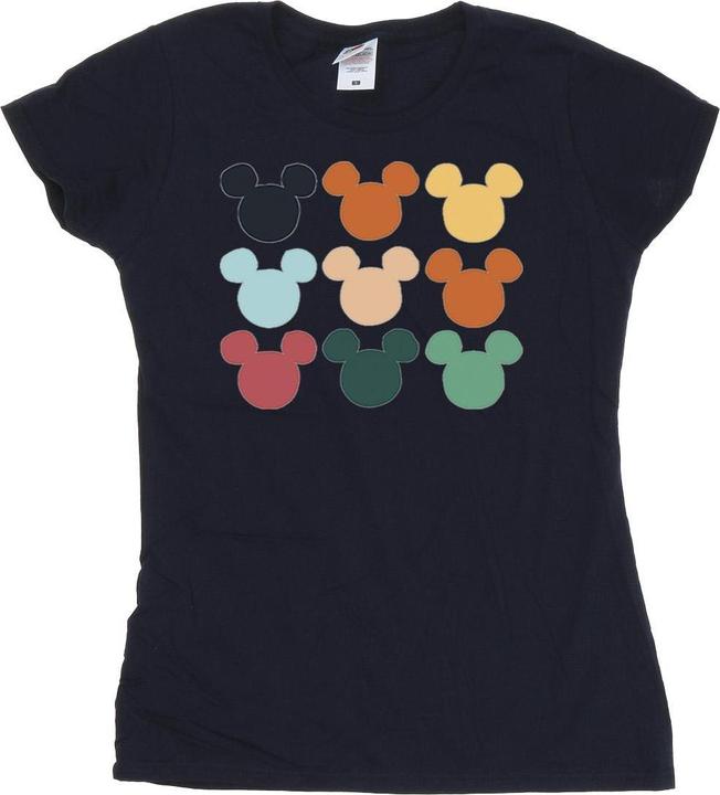 Disney Mickey Mouse Heads Square TShirt (S)