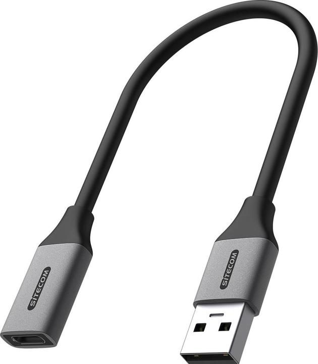 Produktbild Sitecom AD-1013 USB-A zu USB-C Adapt +Kabel (0.15 m, USB 3.1)