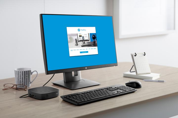 Image du produit HP t430 Client léger Intel Celeron N4020 4Go 32Go/SSD ThinPro 3J Gar (FR) (Intel Celeron N4020, 4 Go, UHD Graphics 600)