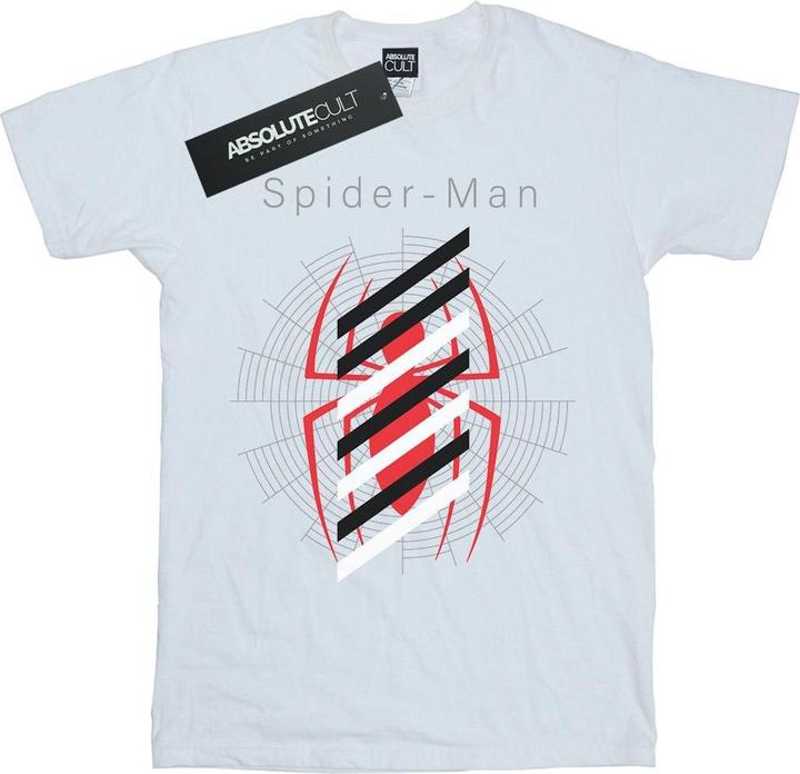 Produktbild SpiderMan Logo Stripes TShirt (3XL)