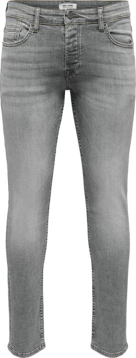 Actual product image Only & Sons ONSLOOM SLIM GREY NOOS Slim Fit Jeans (W31/L32)