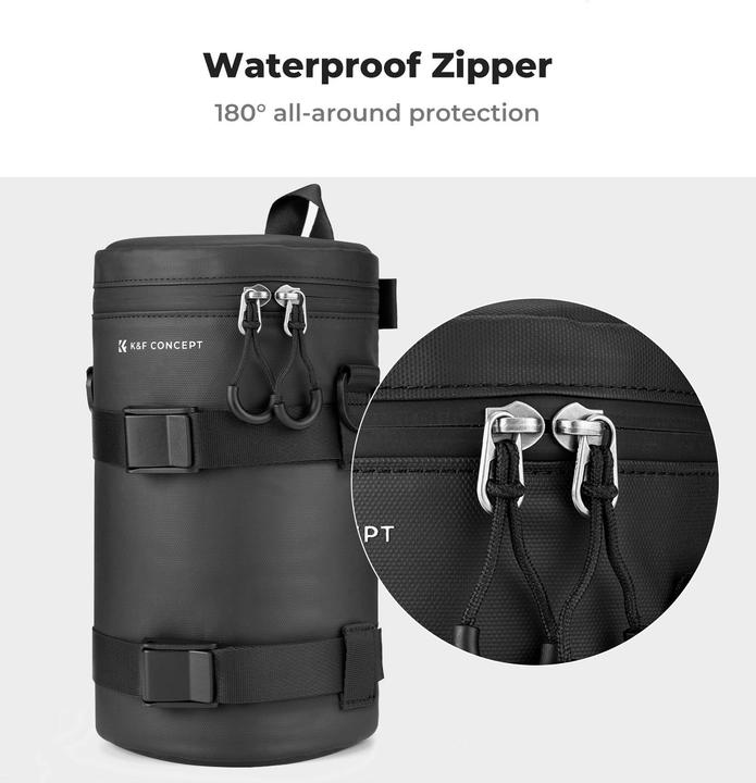 Produktbild K&F Concept Camera Lens Pouch XL Size (Objektivtasche)